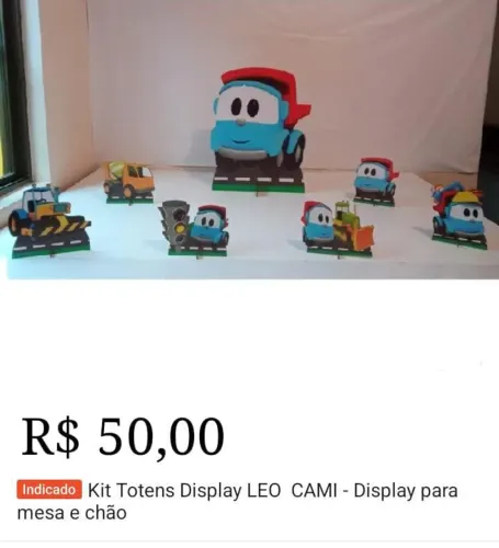 Kit totens display Léo