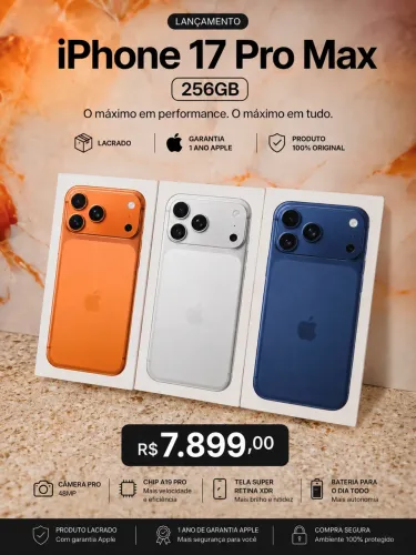 iPhone 17 pro Max Lacrado 256GB