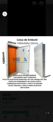 Painel para distribuição de dijuntor