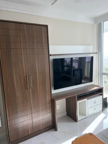 Vende móvel sala de estar: painel + armário