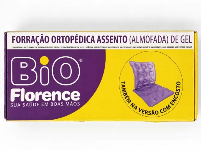 Almofada Ortopédica Assento de Gel BioFlorence - Pouco Uso
