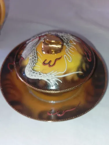 Conjunto de chá antigo 