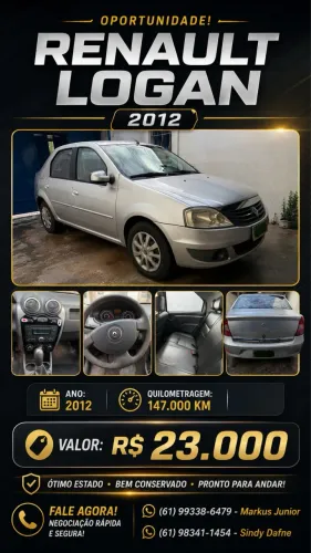 Renault Logan Expression Hi-flex 1.6 8V 4P 2012