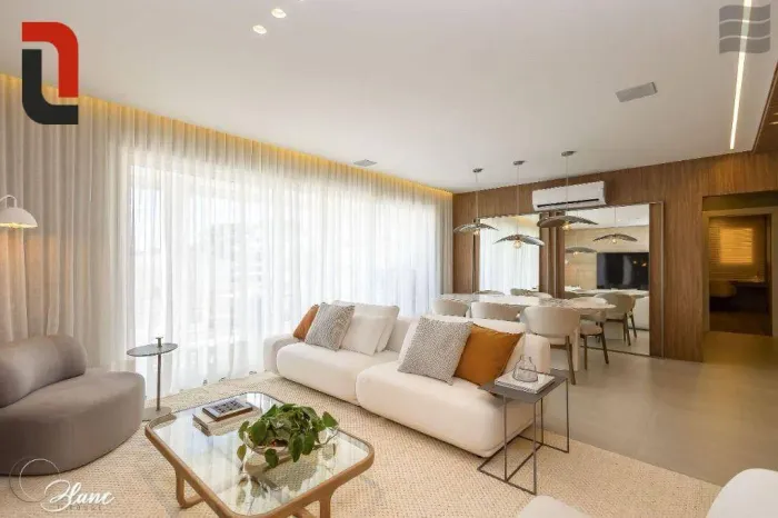 Blanc de Rouge Apto 154m² 3 suítes, sacada gourmet e 2 vagas no Juvevê