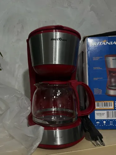 Cafeteira Britânia 18 Cafezinhos Jarra De Vidro 550w