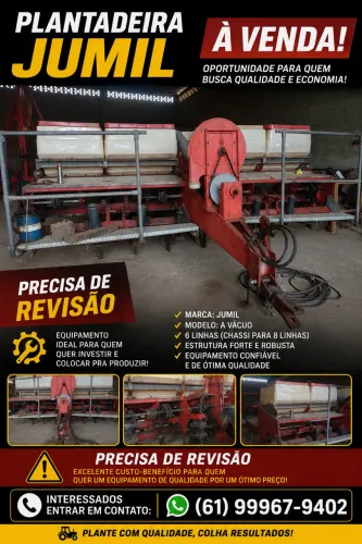 Plantadeira jumil a venda