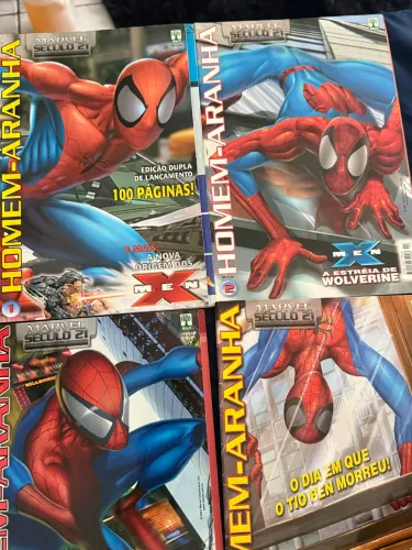 coleção completa de gibi do homem aranha