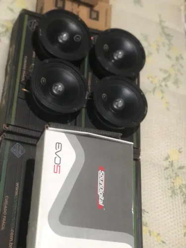 Som tudo novo 7 par evok 300 rms 5 Twitter Jbl 330 poli sound digital 5000 1 oms