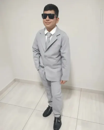 Conjunto Infantil Tamanho 6 - Paletó + Camisa + Calça | USADO 1X SÓ