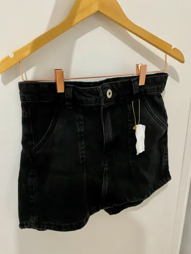 Short saia jeans