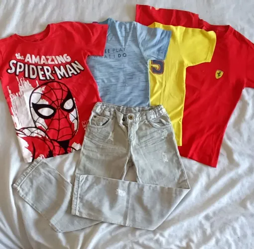 1 calça+ 4 blusas