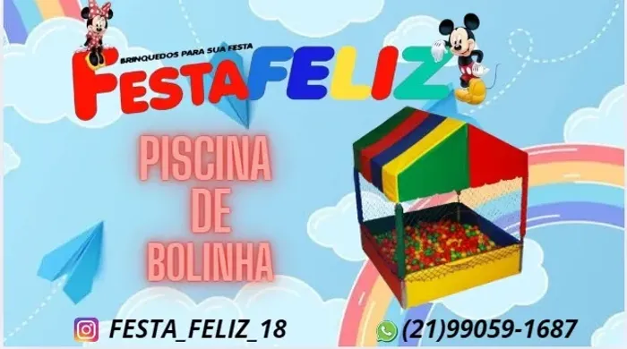 LOCAÇÃO DE PISCINA DE BOLINHA