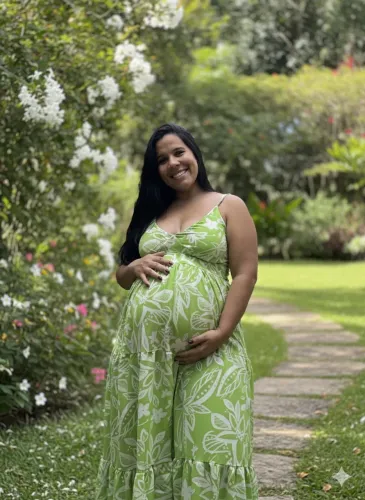 Vestido pra gestante