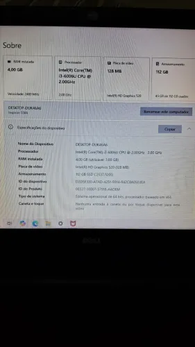 Notebook Dell