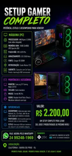 Pc gamer completo