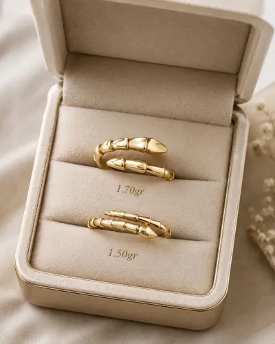 Anel Cobra em Ouro 18K 750