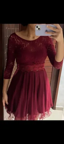 Vestido vermelho festa