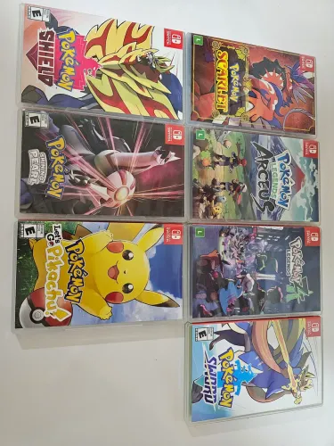 Jogos de Pokémon para Nintendo Switch.