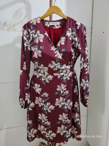 Vestido Rabusch Transpassado Floral
