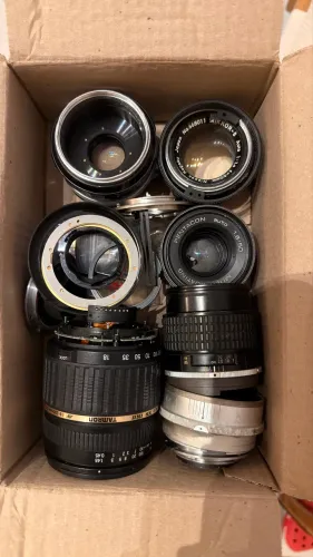 Kit de lentes para arrumar
