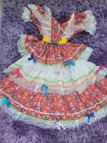 Vestido Festa Junina infantil