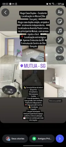 Casa de 03 quartos no mutua SG