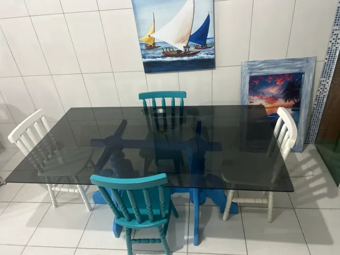 mesa de vidro