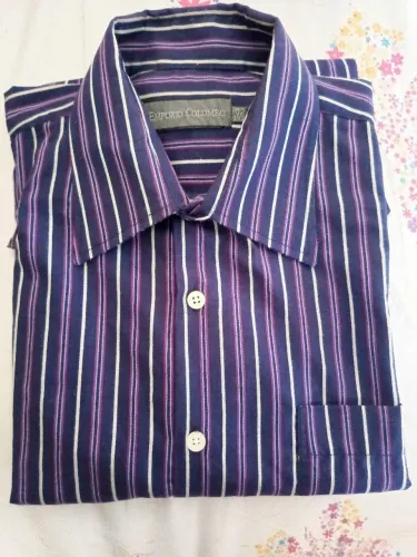 Camisa social manga longa masculina 