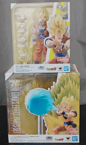 Goku 4.0 + Effect Kamehameha - S.H.Figuarts Bandai - NOVOS<br>
