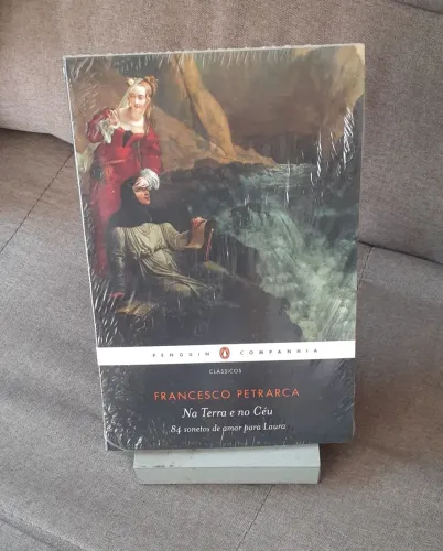 Livro Na Terra e no Céu 84 Sonetos de Amor para Laura. NOVO e LACRADO. *