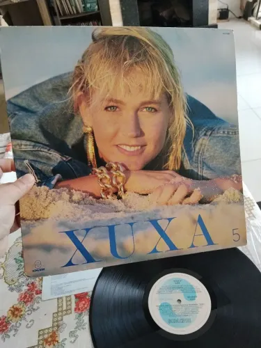 Disco vinil Xuxa 5 1990 com encarte