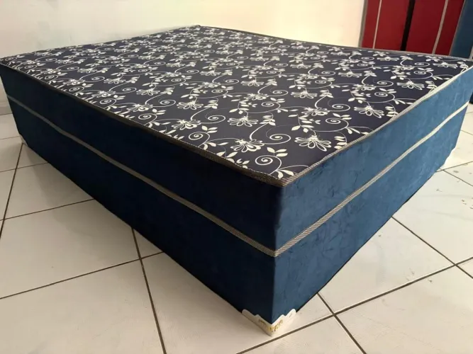 Cama box casal nova 7 cm de espuma valor 350,entrega grátis