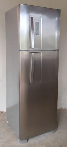 Geladeira De Inox Duplex Eletrolux Fosfree 110vlts