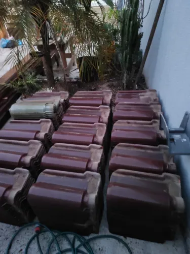 Telhas esmaltadas