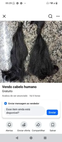 Cabelo humano indiano 75 cm