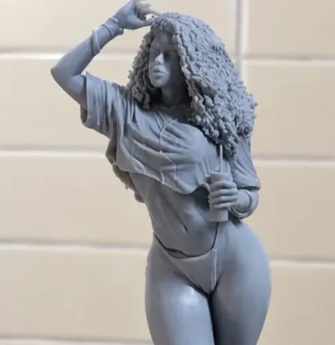 Action Figure Morena GTA 6 (para pintura)