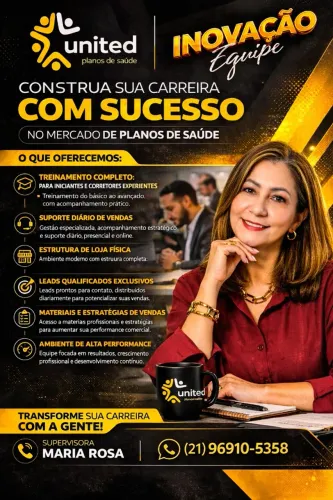 Vagas Para Corretor de Planos de Saúde Com/Sem Experiencia