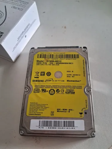 Vendo HD De notebook 500Gb