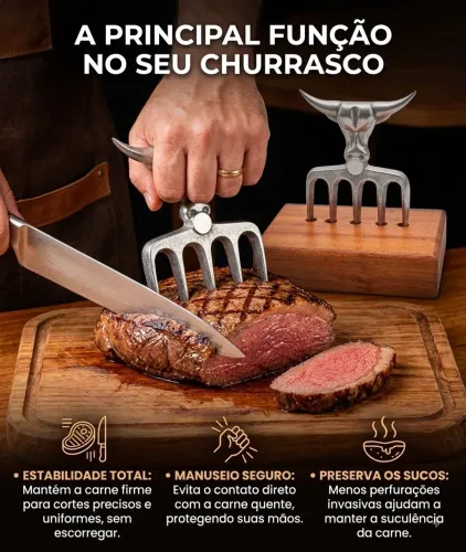 TRIDENTE PARA CHURRASCO