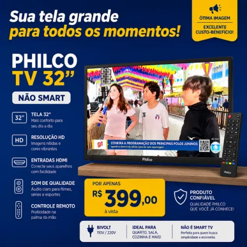 Tv Philco digital 32 (NÃO SMART)