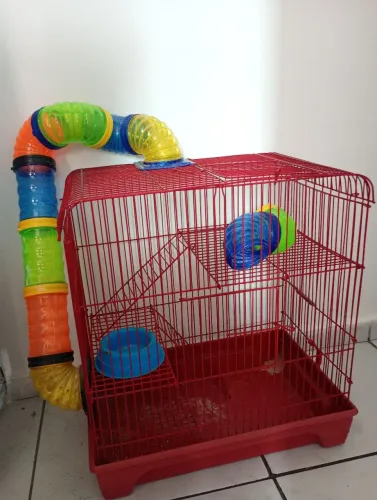 Gaiola para hamster com dois andares