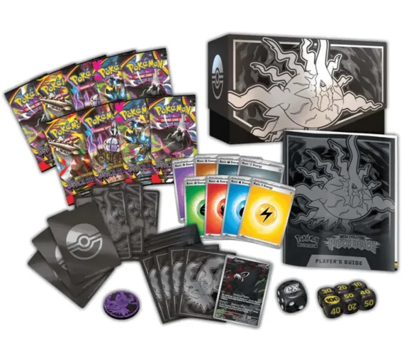 ETB de Pitch Black + Case de Blisters Quádruplos de Escuridão Absoluta