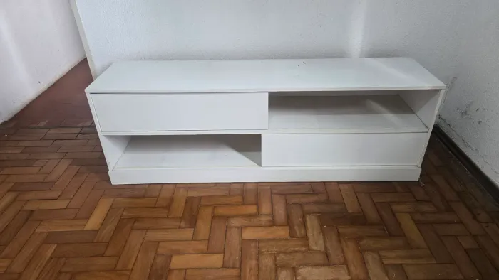 Rack de TV branco