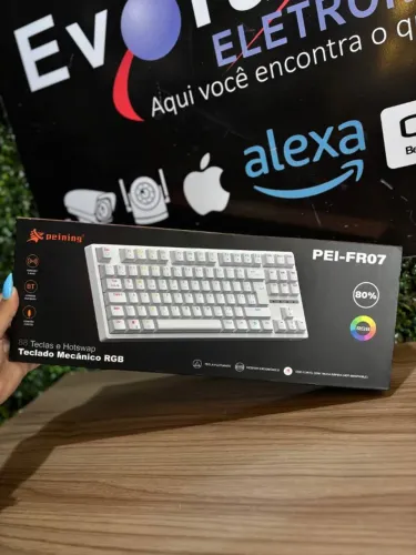 Teclado Mecânico RGB PEI-FR07 Teclas e Hotswap - PEINING