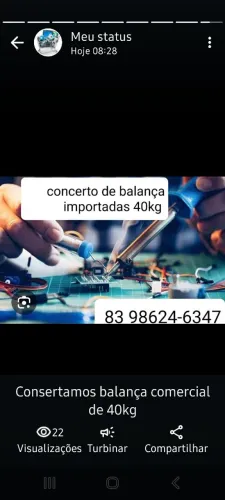 Fazemos concerto de balança 40kg importadas 