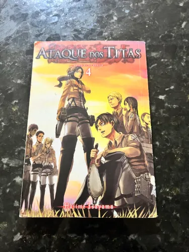 attack on titan mangá livro