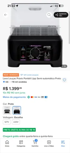 Lava Louças Portátil
