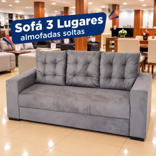 Sofá pequeno na promoção do Dia ! 