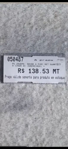 Porcelanato incepa quartzita mt