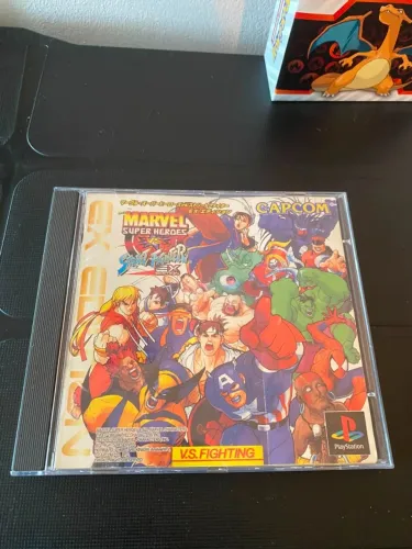 Marvel Vs. Street Fighter Ex Edition Original Ps1 Raro